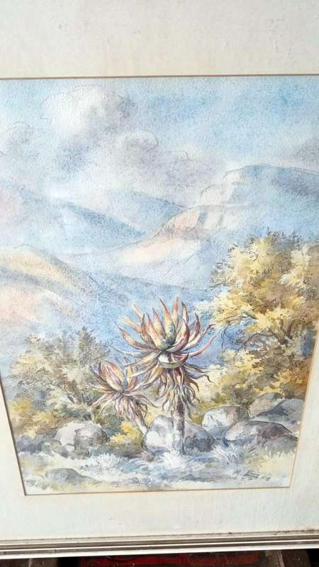 Micheal du Toit Original ( 1978 ) Framed