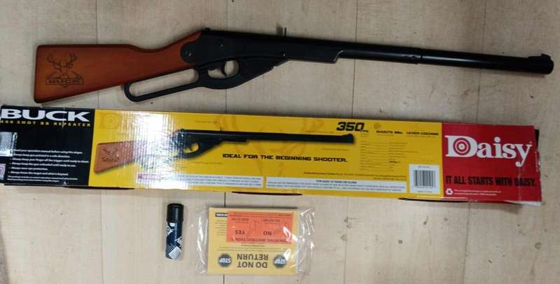 AS NEW:Air Rifle Daisy Model 105 Buck Spring Cal. 4.5mm