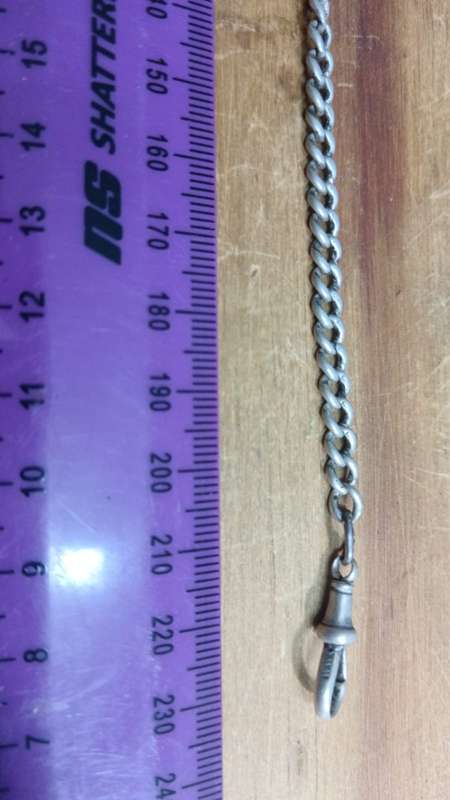 sterling silver fob chain