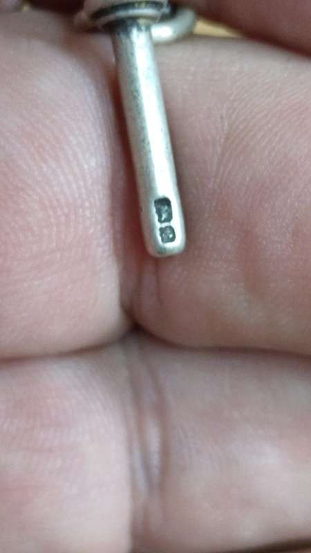 sterling silver fob chain