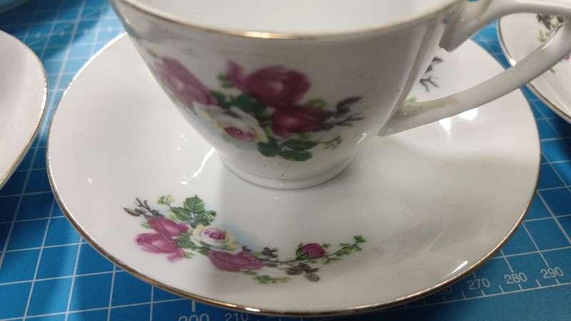 6 x vintage chinese duos