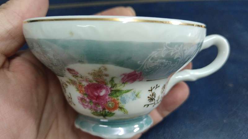 5 x Japanese trios tea set