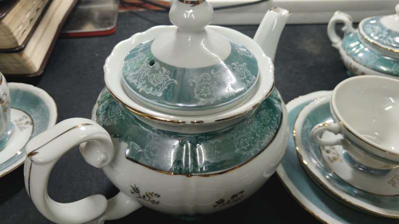 5 x Japanese trios tea set