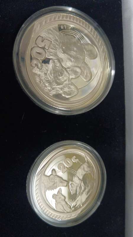South African Wildlife Proof Set, Hunters of Africa.  The African Wilddog