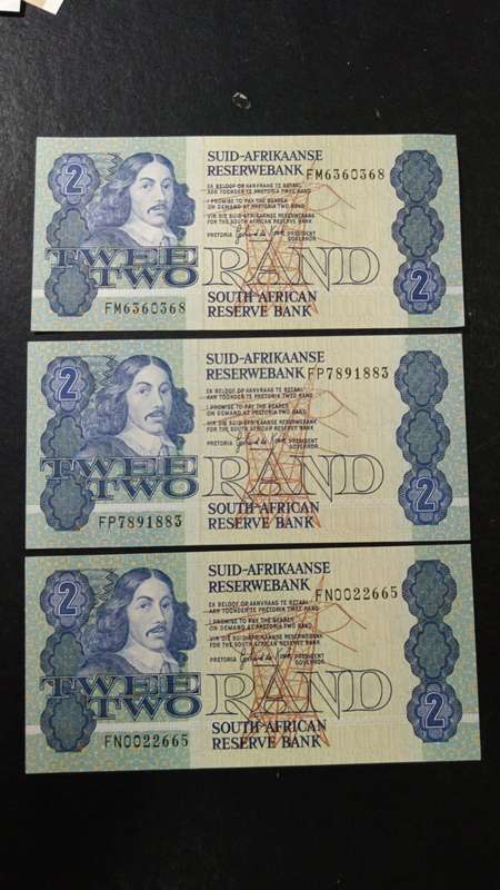 Gerhard de Kock R2 banknote lot