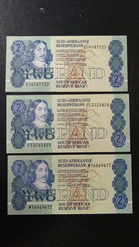 Gerhard de Kock R2 banknote lot