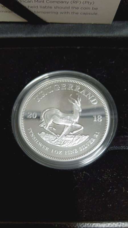 2018 Silver Kruger rand proof