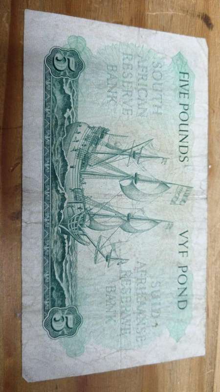 MH de Kock Five Pound note