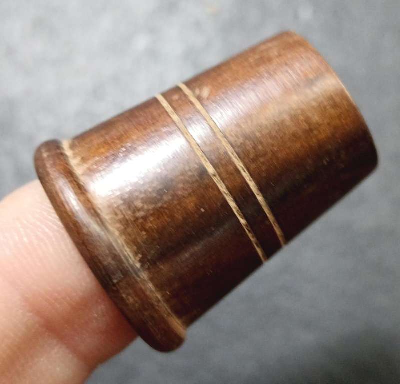 Thimble - wooden. Beauty