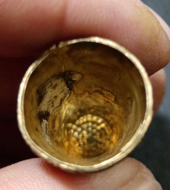 Thimble - Sterling silver. Beauty