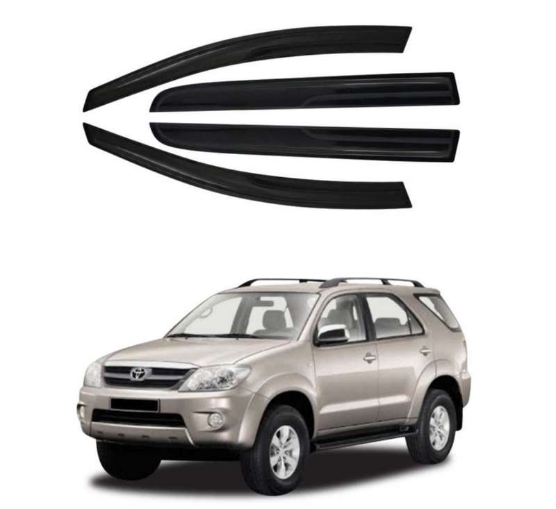 Toyota Fortuner 2005  2015 Windshields 4pcs (Gloss Black)