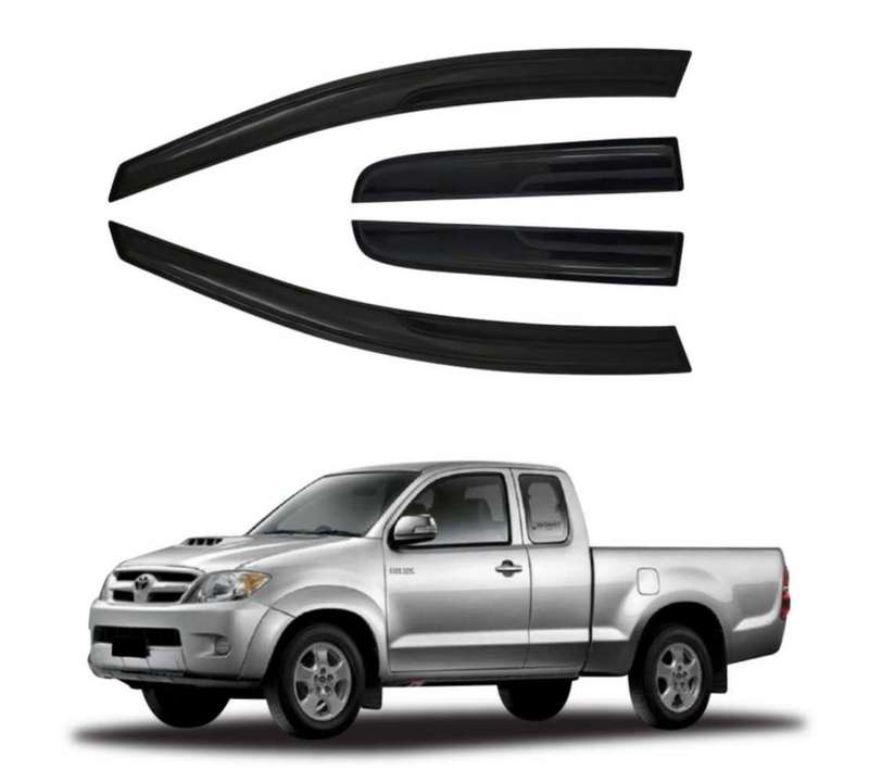 Toyota Hilux VIGO Access Windshields 2016-2022 4pc (Gloss Black)
