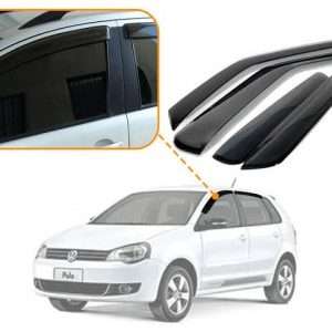 VW Polo 9N / 9N3 Windshields / Door Visors / Rain Guards (Gloss Black)