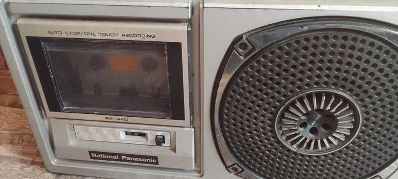 vintage mini boom box national panasonic