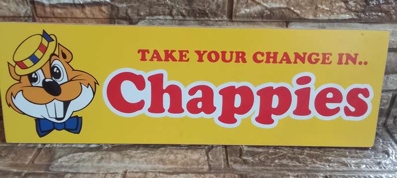 chappies sign, 40cm