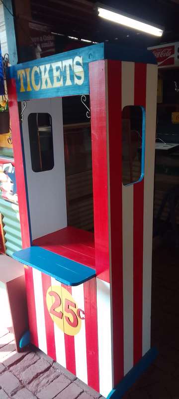 life size carnival ticket counter