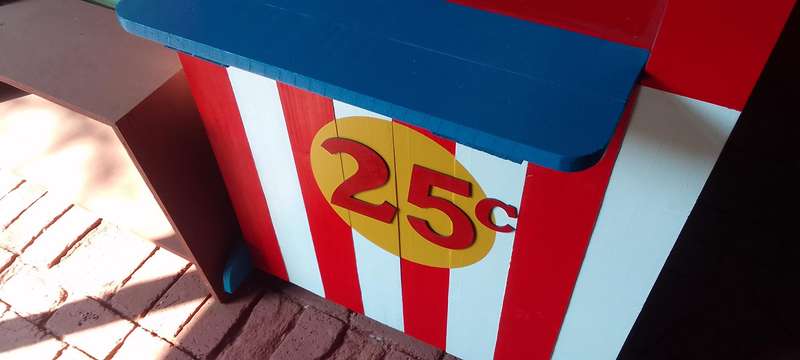 life size carnival ticket counter