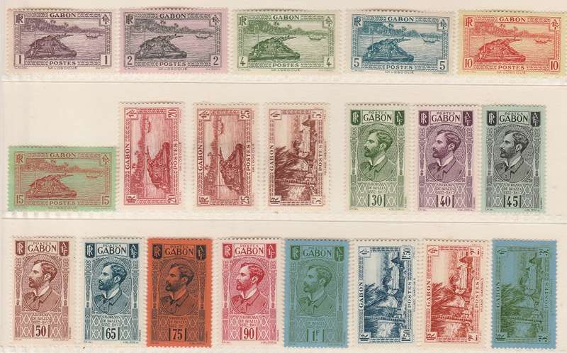 GABON: FRANCE COLONY : 1932: MHR