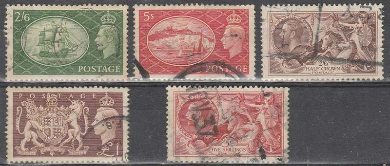 GREAT BRITAIN:1951 AND 1912: UHR-2 SETS-2 SCANS