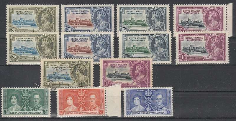 KENYA,UGANDA AND EAST AFRICA  EARLY COLLECTION: LMM AND USED:6 SCANS