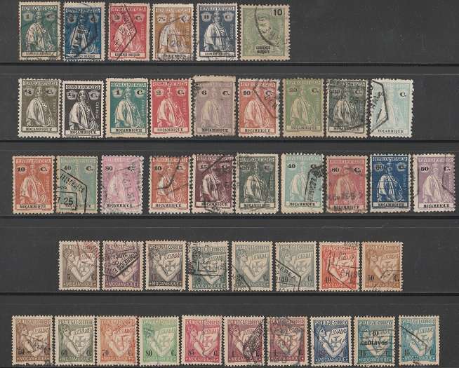 MOCAMBIQUE/COMPANHIA/EARLY  COLLECTION :USED:4 SCANS