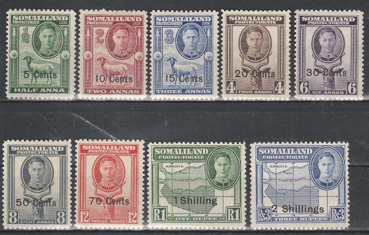 SOMALILAND: OPTD :1951: COLLECTION: MHR