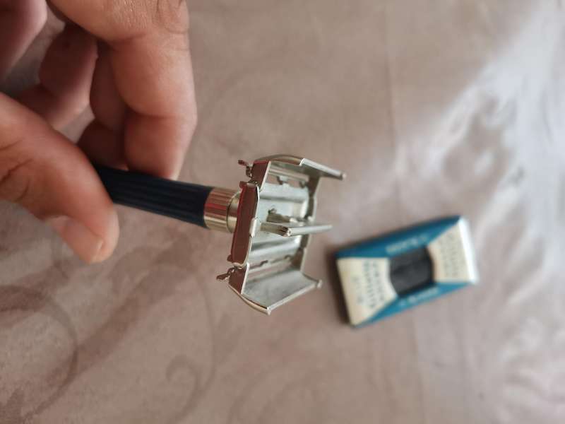 Vintage Gillette razor and blades