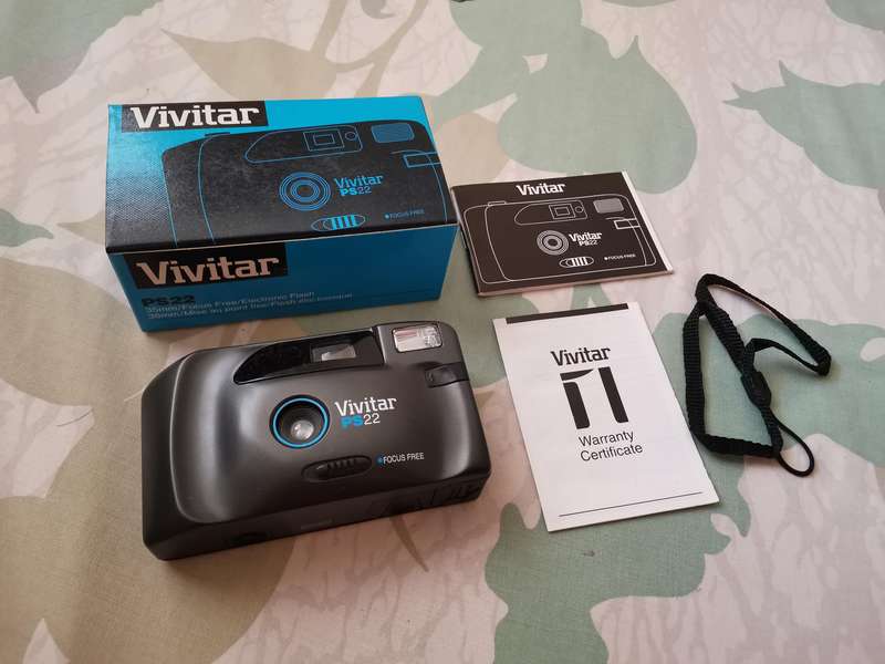 New old stock vivitar Ps22 35mm film Camera