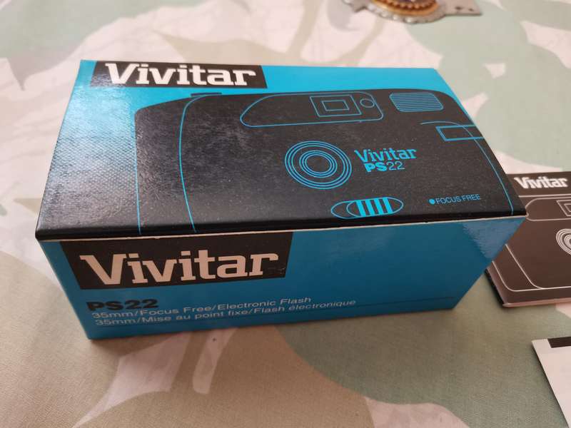New old stock vivitar Ps22 35mm film Camera