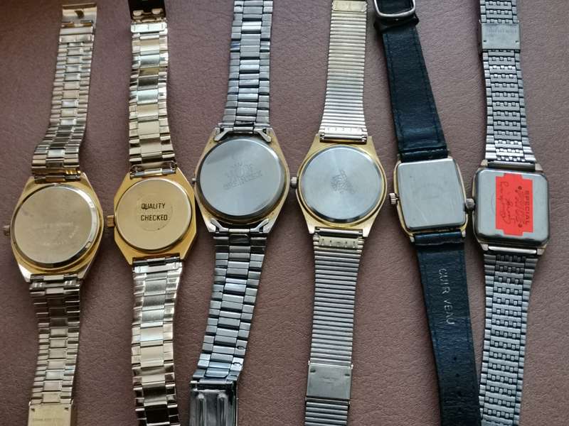 6 vintage mechanical watches * not running*