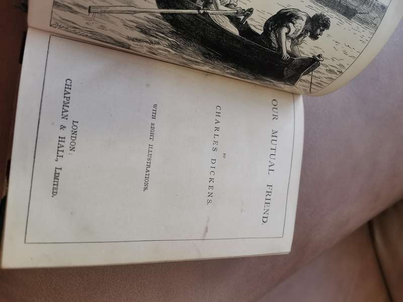 Vintage 1860s Charles dickens our mutual friend