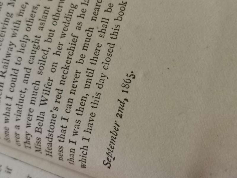 Vintage 1860s Charles dickens our mutual friend