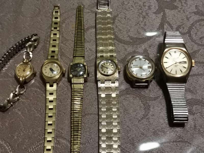 6 vintage ladies mechanical watches