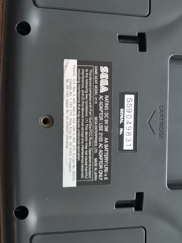 Sega game gear