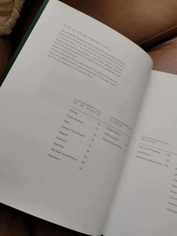 Rolex oyster perpetual 2011-2012 catalog