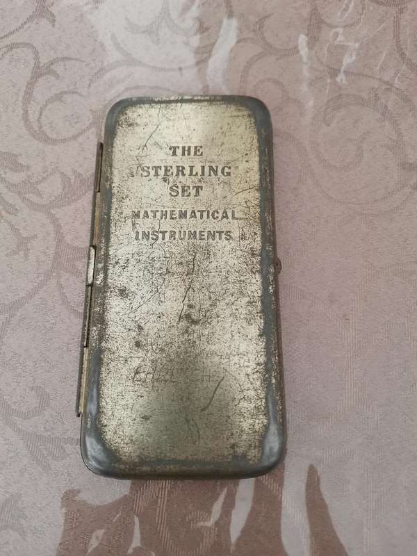 Vintage mid century mathematical instruments