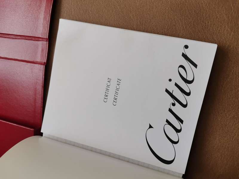 Cartier watch documents pack complete