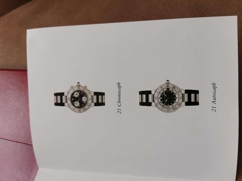 Cartier watch documents pack complete
