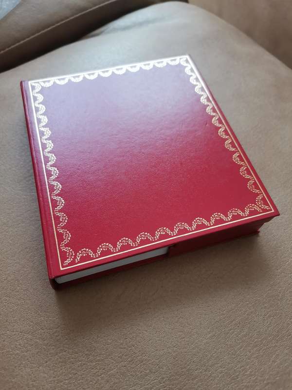 Cartier watch documents pack complete