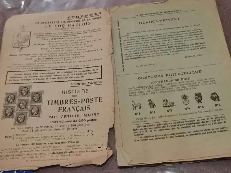 Very old stamp catalog and stamps