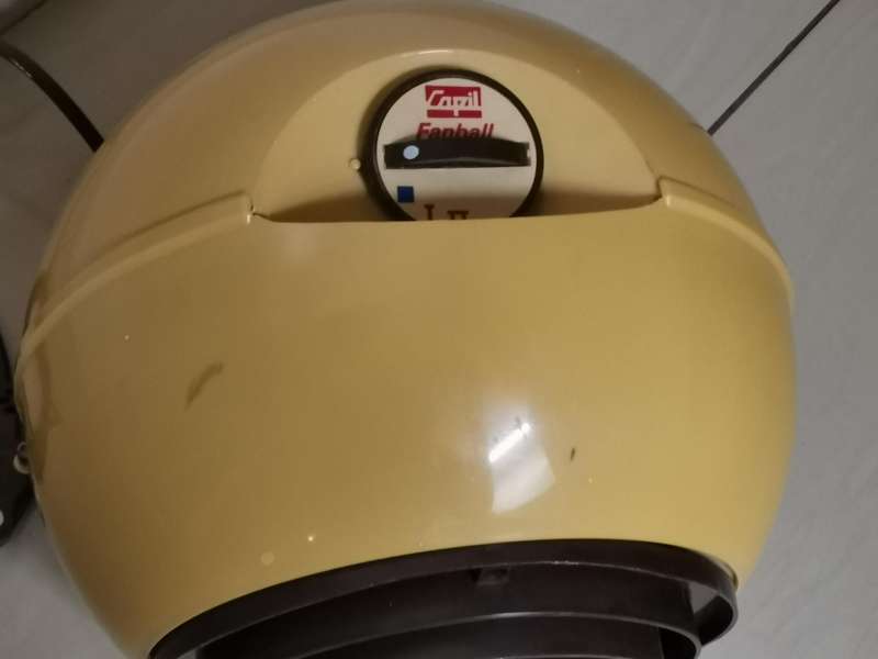 Retro mid century capil fanball Fan heater