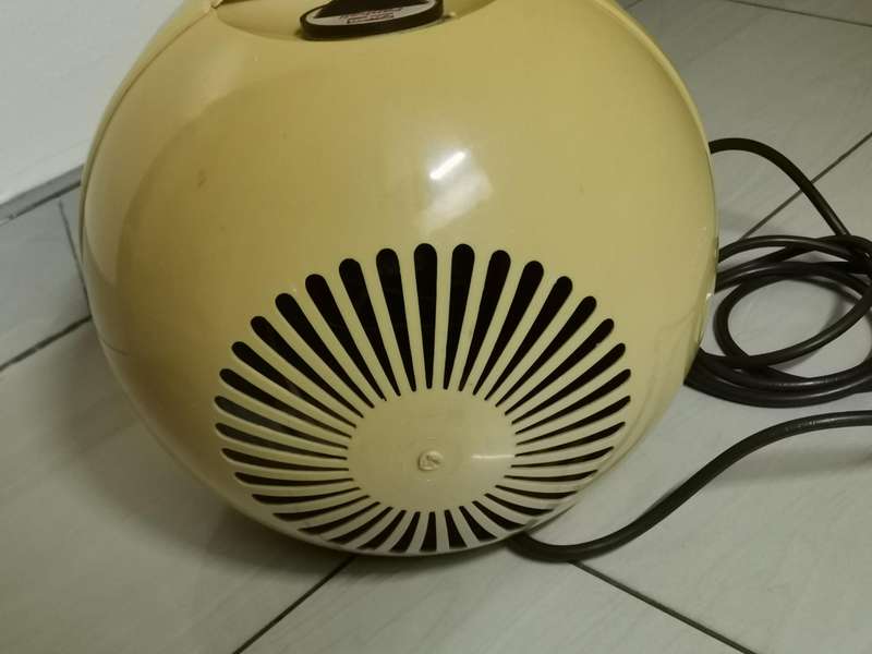 Retro mid century capil fanball Fan heater