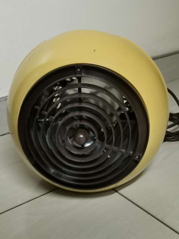 Retro mid century capil fanball Fan heater