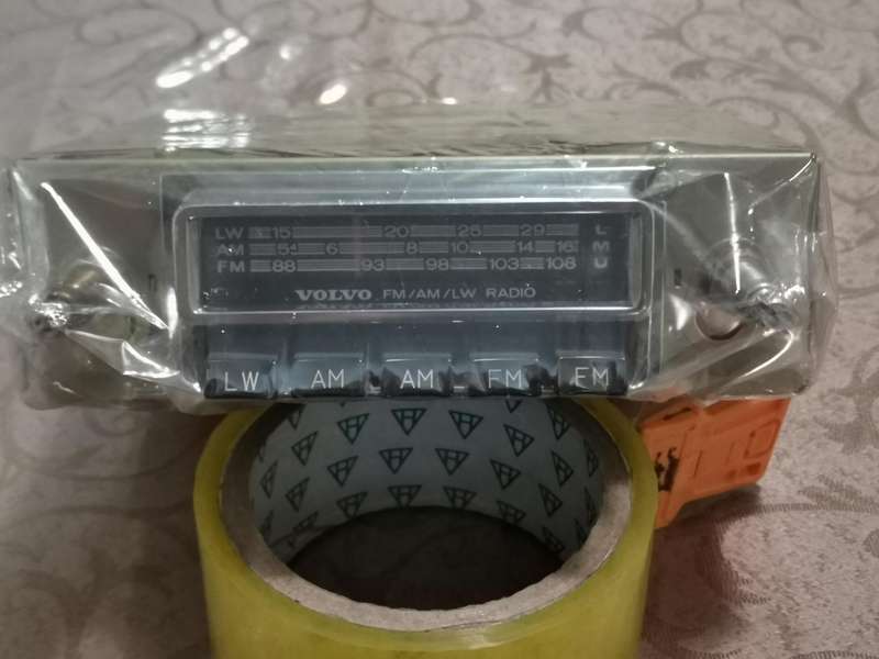 Vintage Volvo car radio