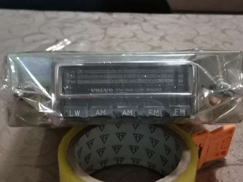 Vintage Volvo car radio