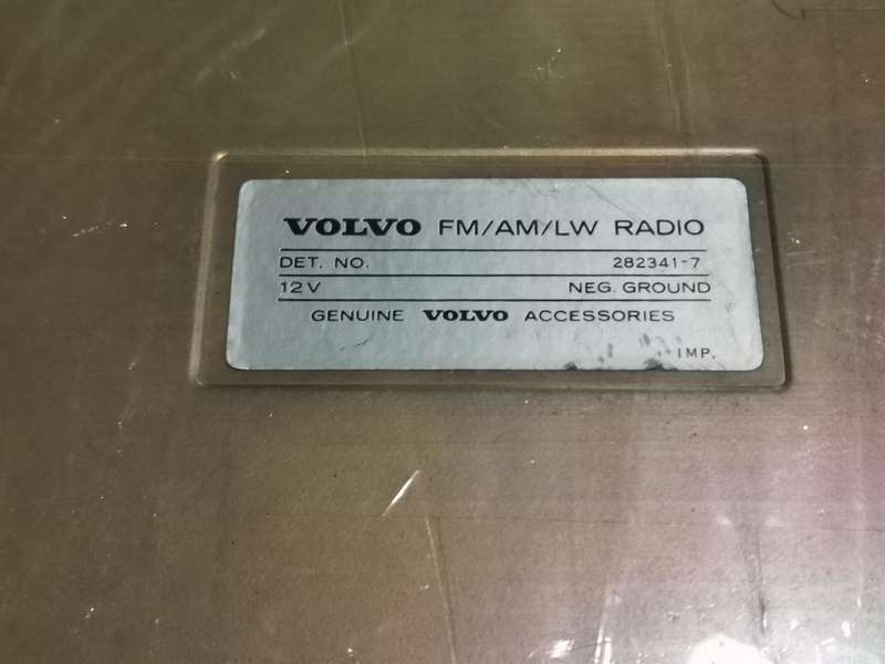 Vintage Volvo car radio