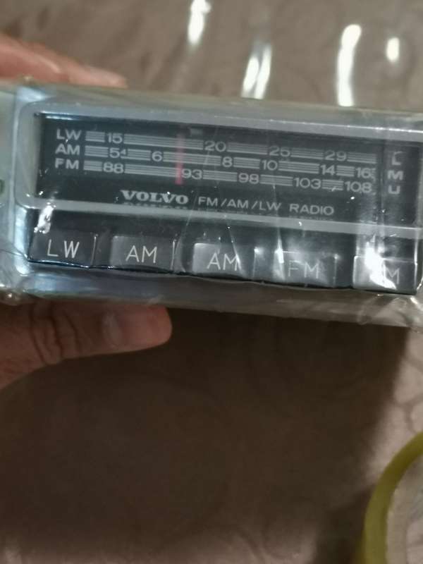Vintage Volvo car radio