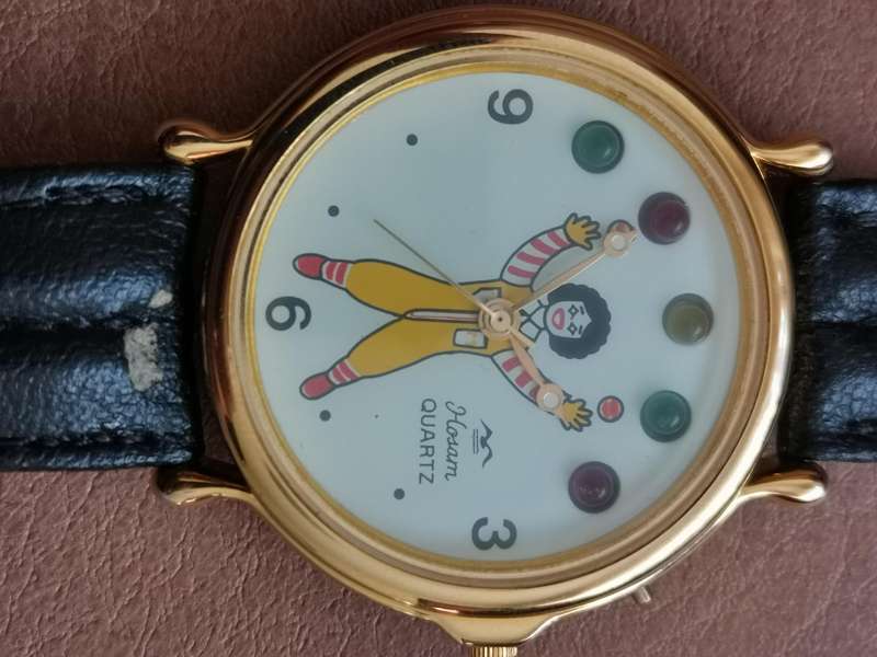 Vintage 90s Ronald Macdonald fancy watch with led lights
