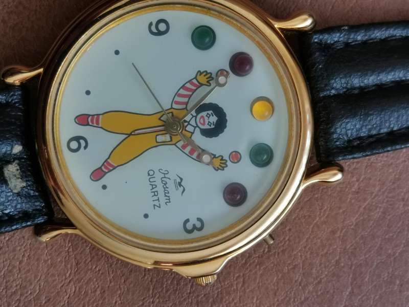 Vintage 90s Ronald Macdonald fancy watch with led lights