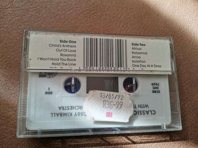 Classic toto hits original cassette tape